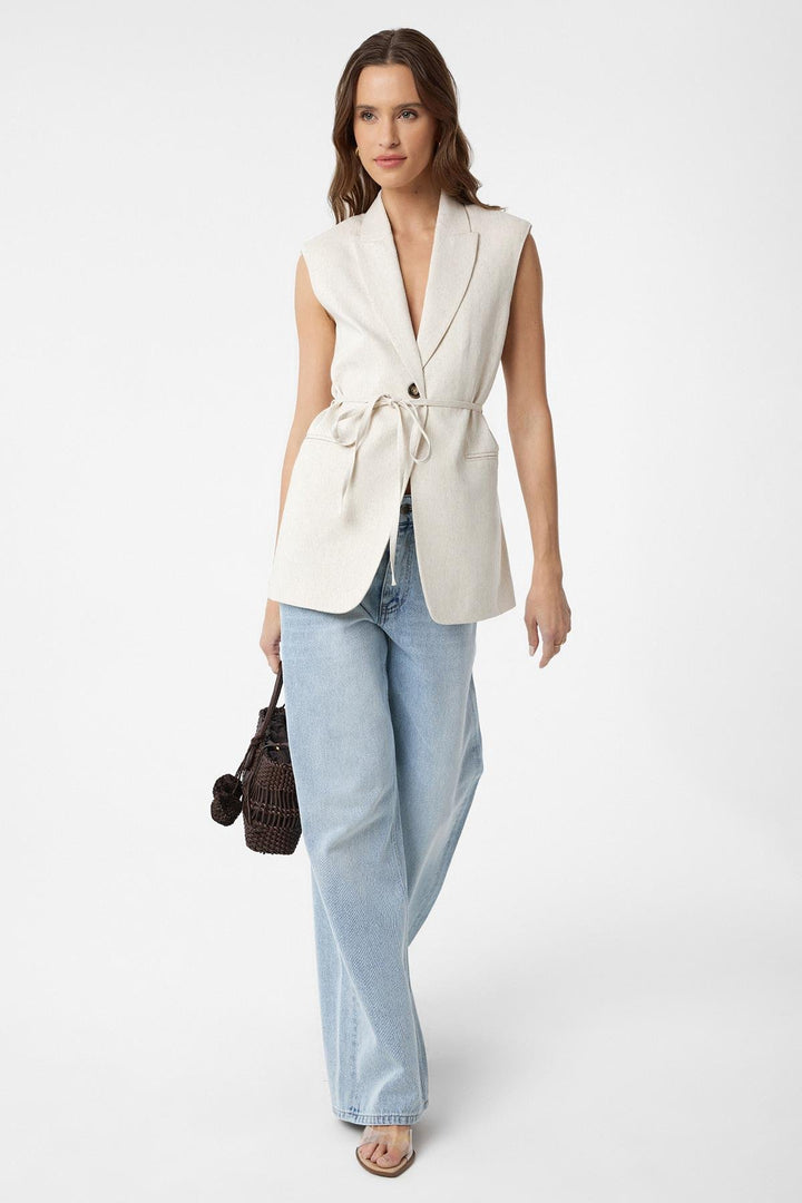 ANT Antioch Ecru Belted Women's Vest - Ciudad de Melilla