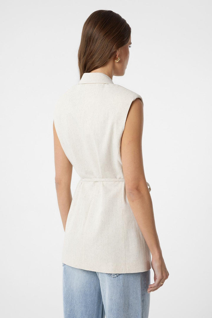 ANT Antioch Ecru Belted Women's Vest - Ciudad de Melilla
