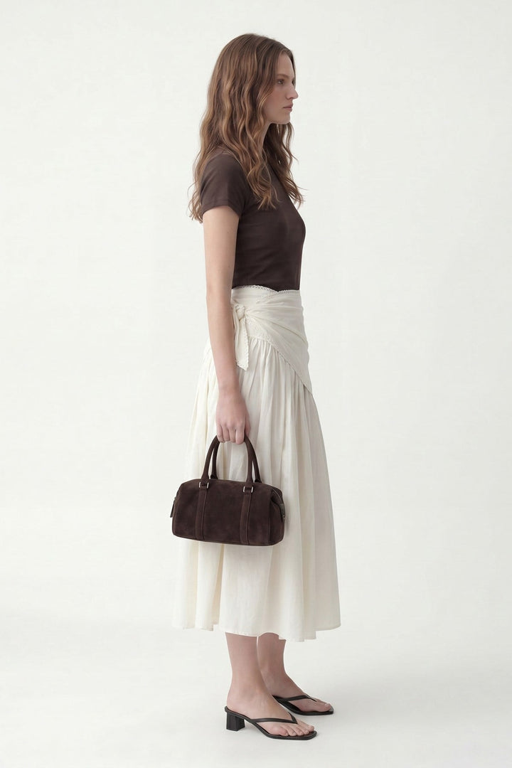 ANT Women's Midi Skirt with Handkerchief Detail - San Antonio Enchisi