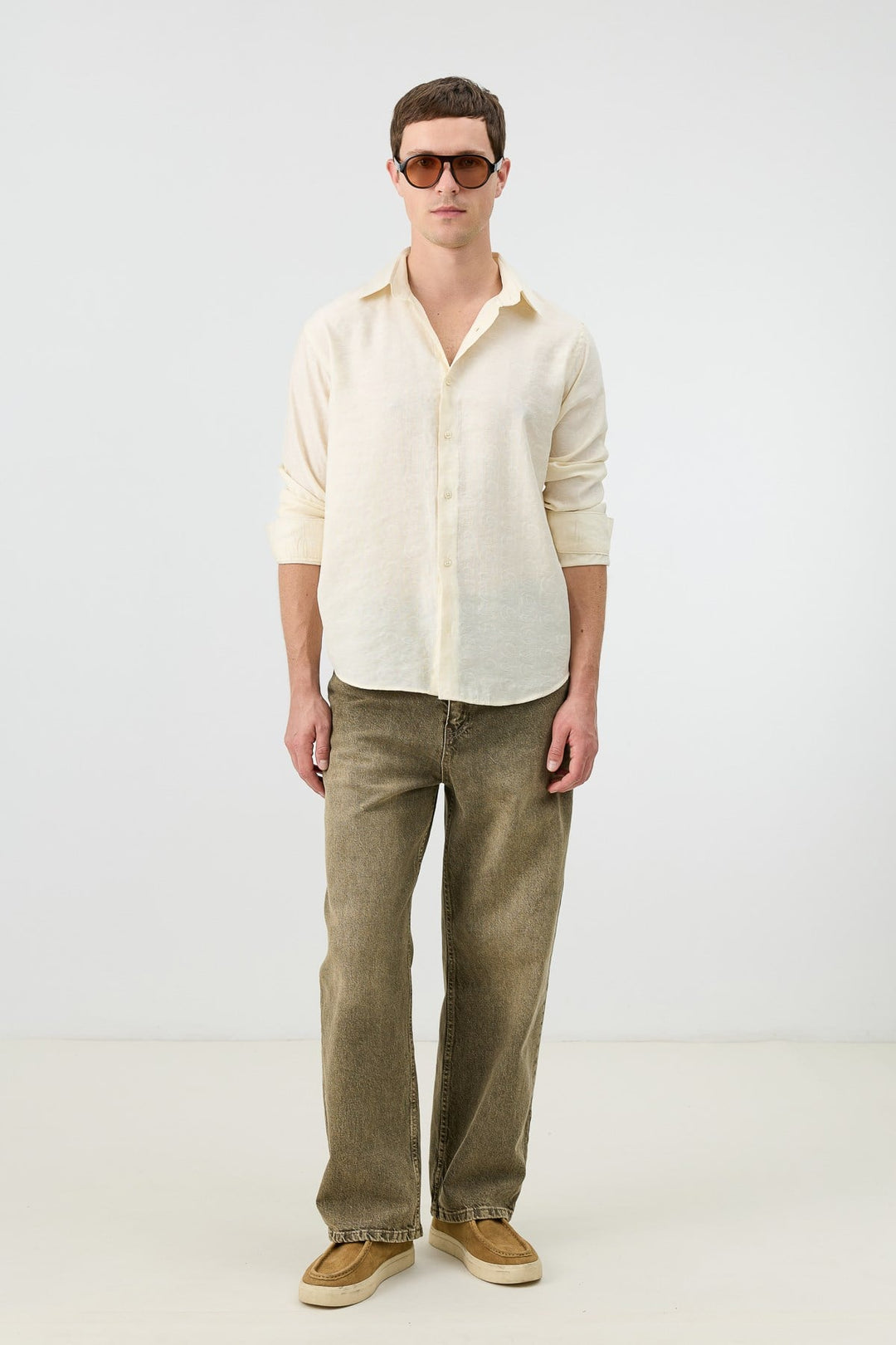 ANT Men's Patterned Shirt with Modal Blend - Cuautitlán
