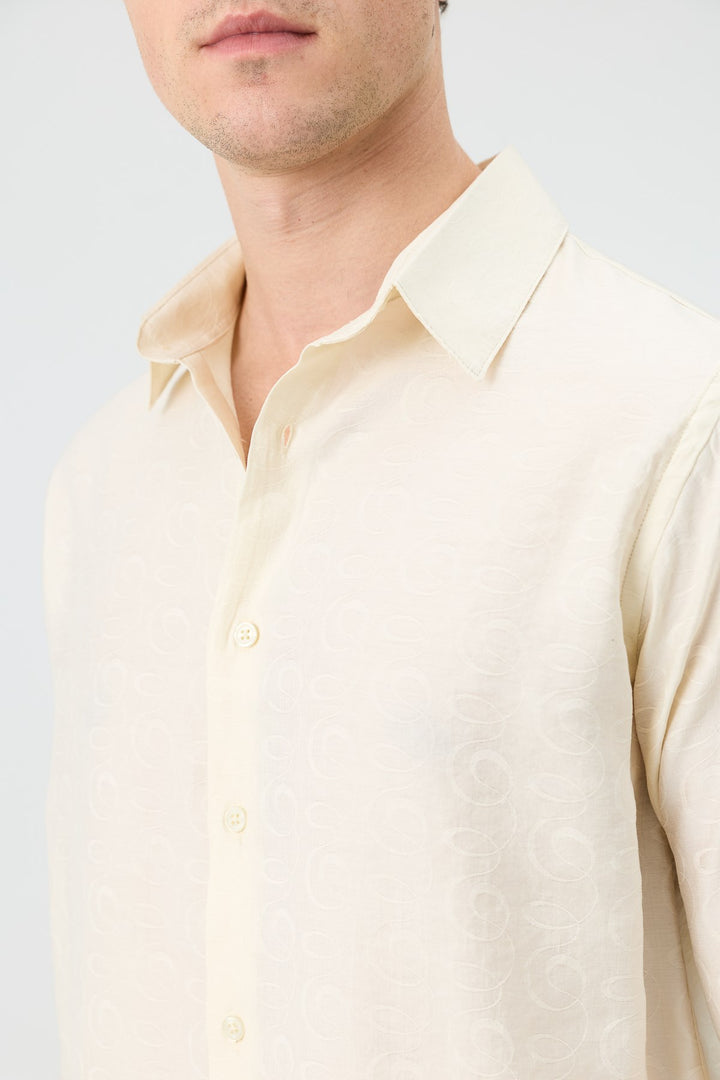 ANT Men's Patterned Shirt with Modal Blend - Cuautitlán