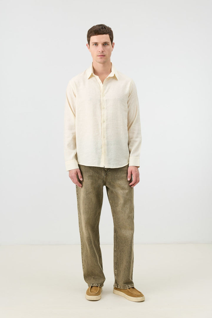 ANT Men's Patterned Shirt with Modal Blend - Cuautitlán