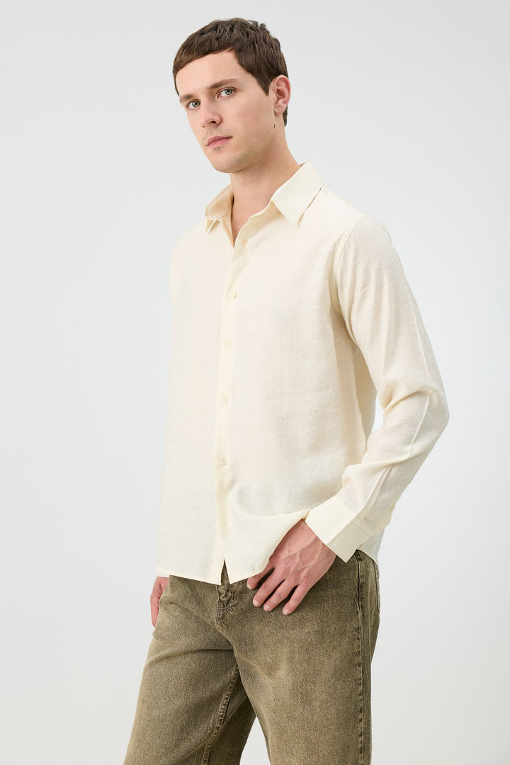 ANT Men's Patterned Shirt with Modal Blend - Cuautitlán