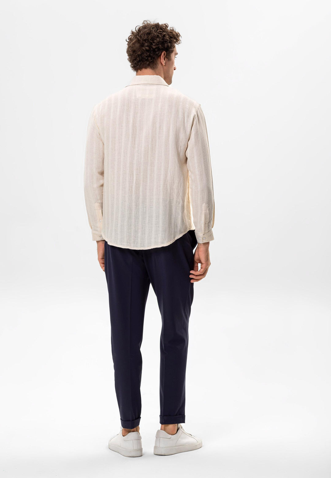 ANT Knitted Detailed Men's Shirt - Campbell