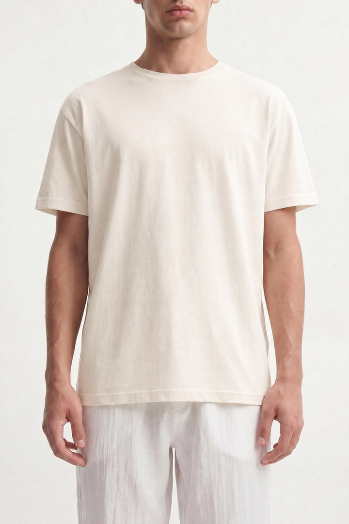 ANT Antioch Ekru Pamuklu Erkek T-Shirt - Coral Springs