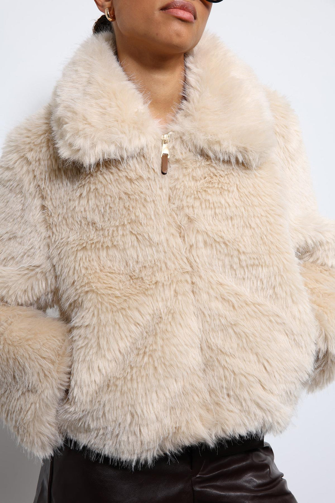 ANT Antioch Ekru Peluş Görünümlü Mont - Toretsk