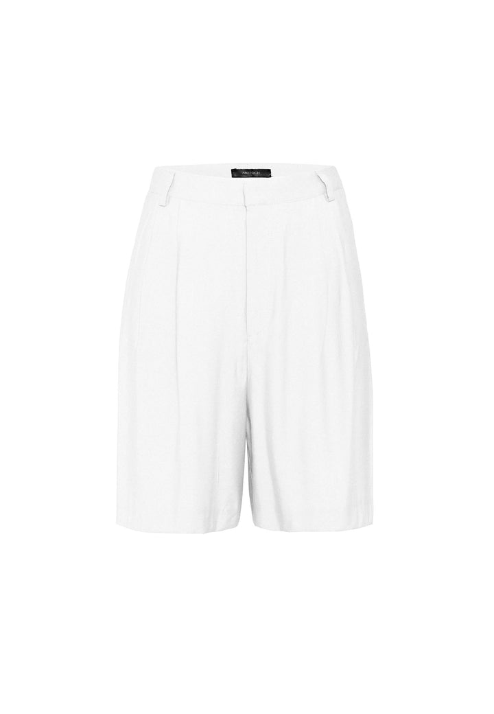 ANT Antioch Ecru Linen Blend Women's Bermuda Shorts - Alameda