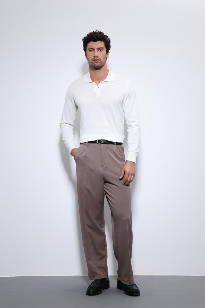 ANT Antioch Ekru Polo Yaka Erkek Kazak - Beaverton