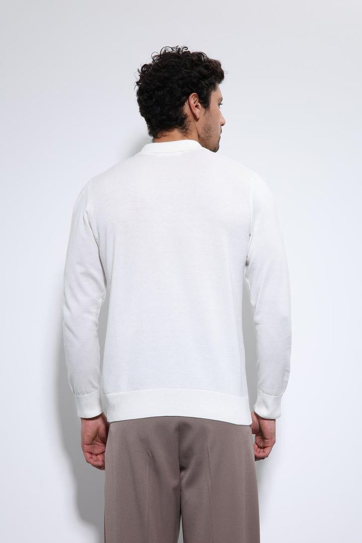 ANT Antioch Ekru Polo Yaka Erkek Kazak - Beaverton