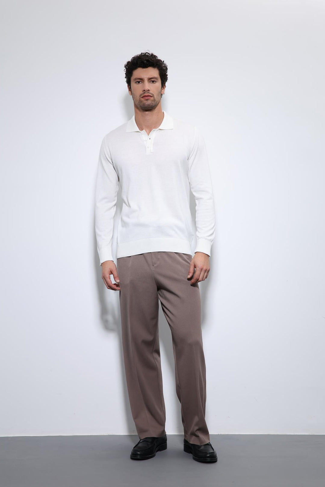 ANT Antioch Ekru Polo Yaka Erkek Kazak - Beaverton