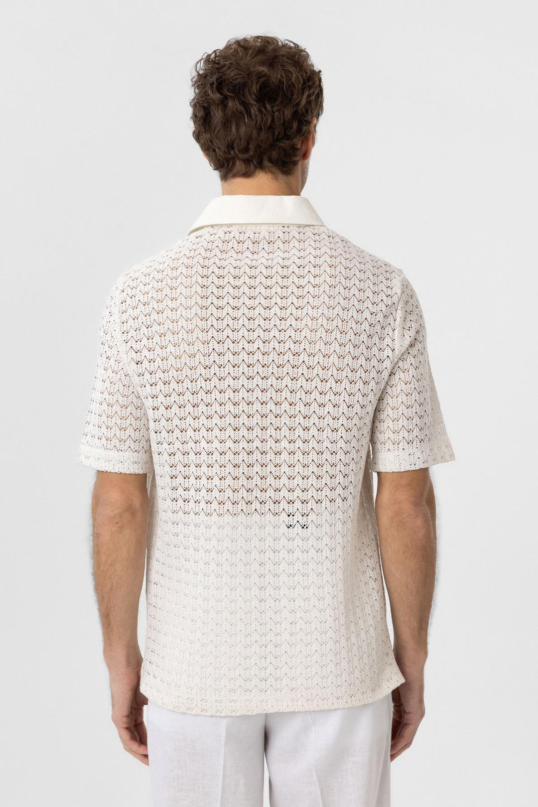 ANT Antioch Ekru Polo Yaka Örgü Erkek T-Shirt - Mons