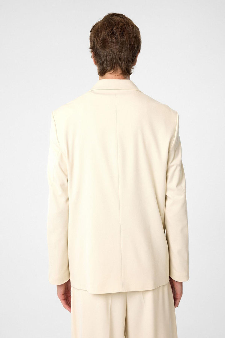 ANT Antioch Ecru Relax Fit Double Breasted Men's Blazer Jacket - Fort Lee