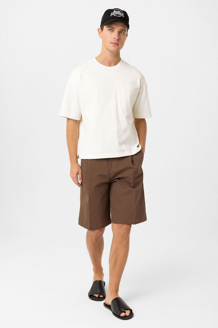 ANT Antioch Ekru Relaxed Basic Erkek T-Shirt - Smithtown