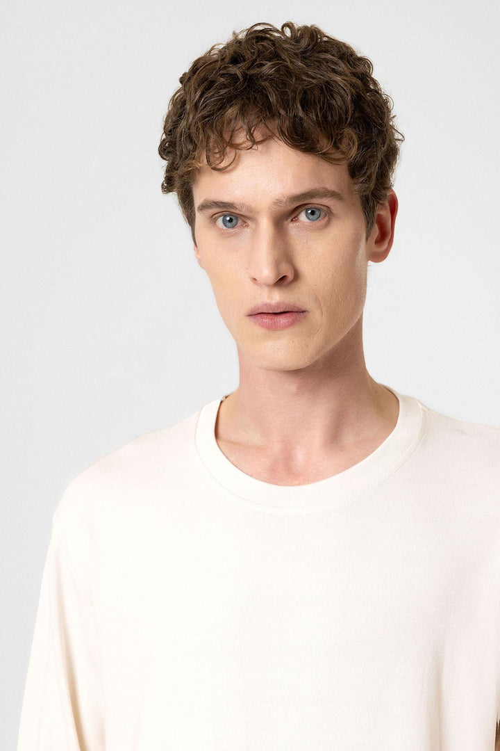 ANT Antioch Ekru Relaxed Fit Basic Erkek T-Shirt - Bloomington