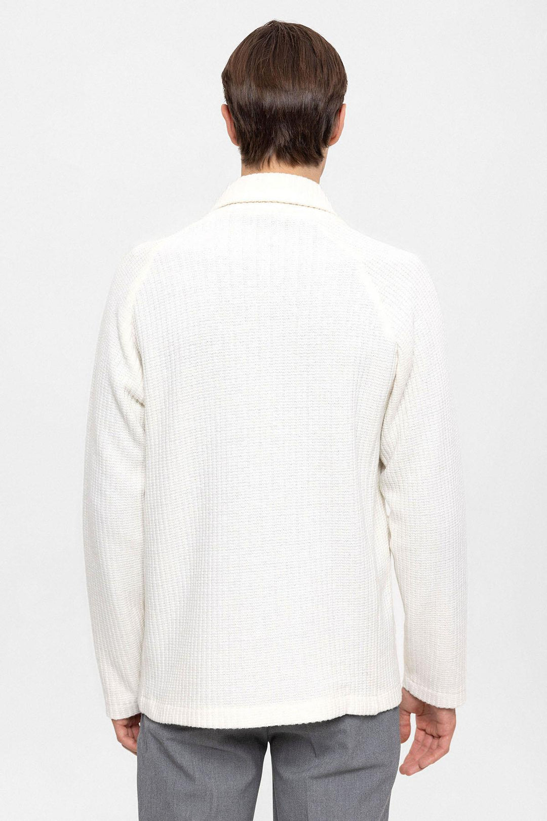 ANT Shawl Collar Double Breasted Closure Men's Cardigan - Santa Cruz