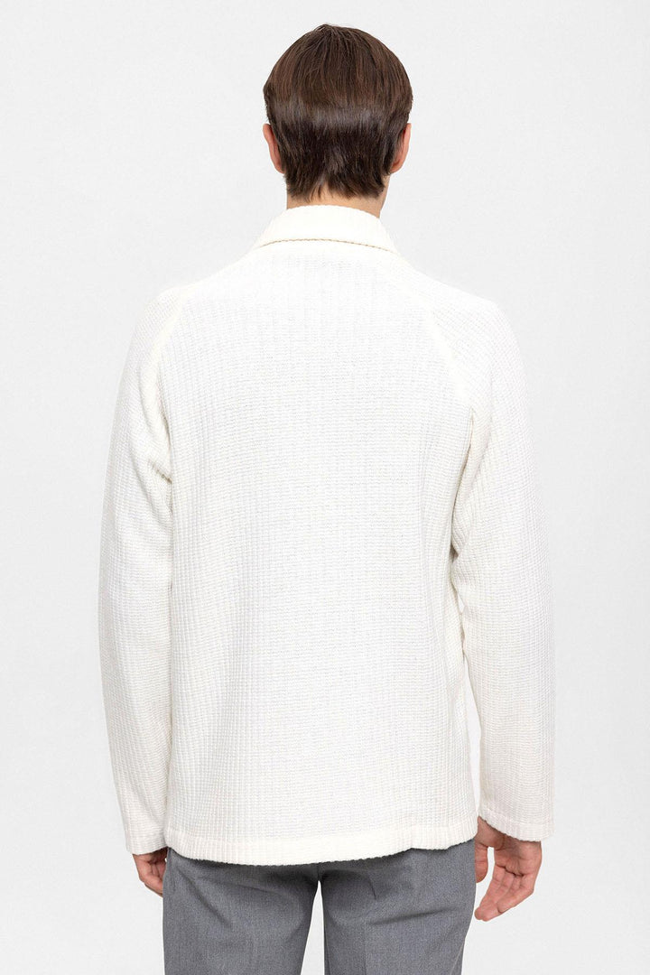 ANT Shawl Collar Double Breasted Closure Men's Cardigan - Santa Cruz