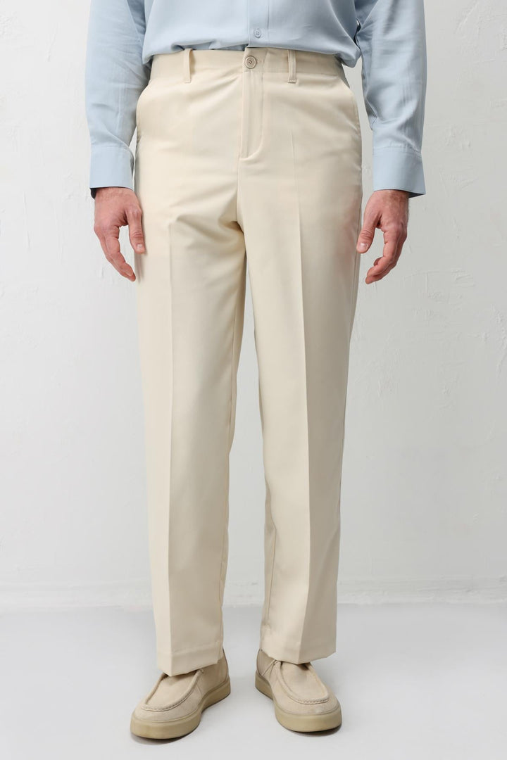 ANT Antioch Ekru Straight Fit Erkek Pantolon - La Independencia