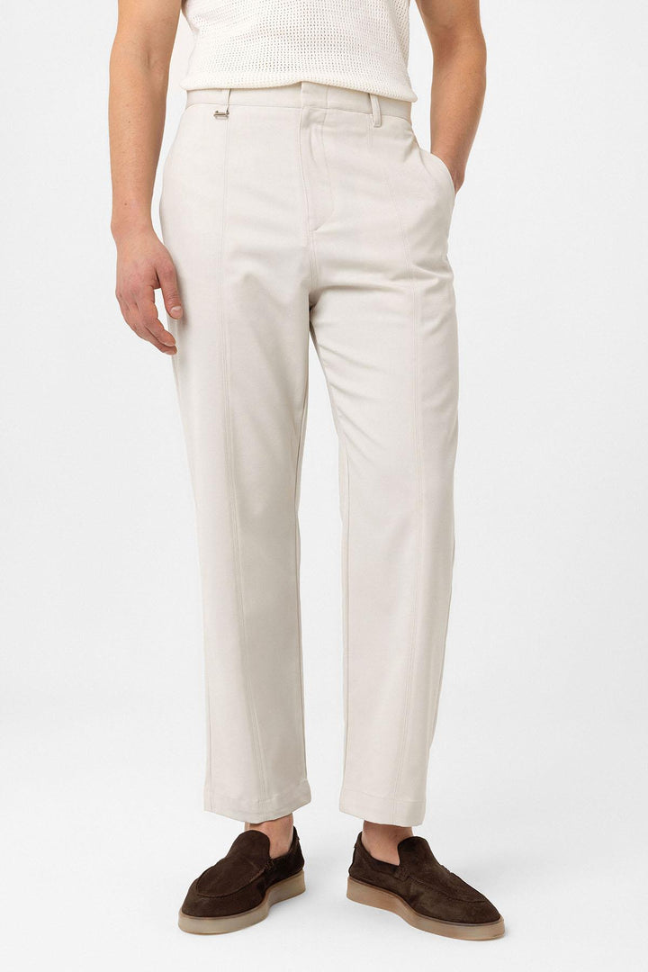 ANT Antioch Ekru Straight Fit Erkek Pantolon - Chaïdári