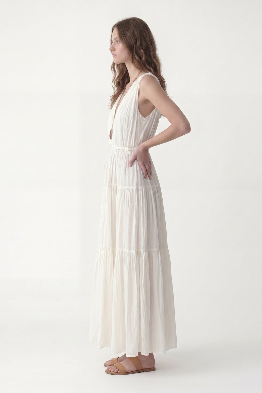 ANT Vual Cotton Women's Midi Dress - Daugavpils