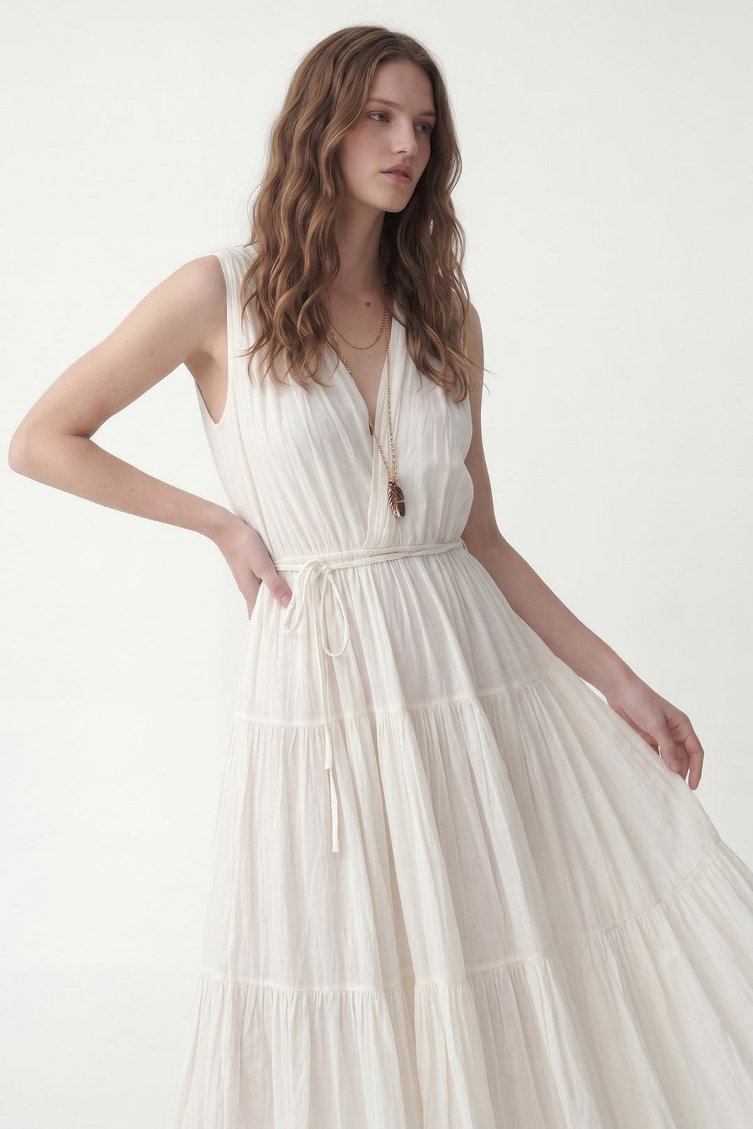 ANT Vual Cotton Women's Midi Dress - Daugavpils