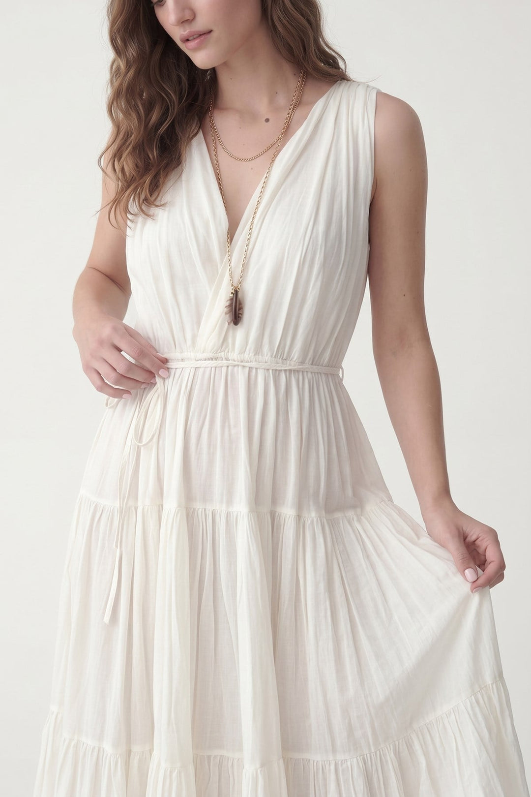 ANT Vual Cotton Women's Midi Dress - Daugavpils