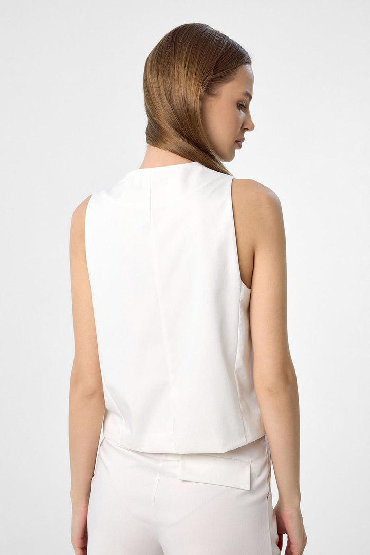 ANT Antioch Ecru Vest-Shorts Women's Set - Orlando