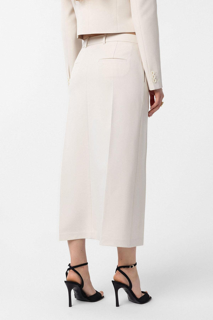 ANT Antioch Ecru Slit Women's Pencil Skirt - Taranto