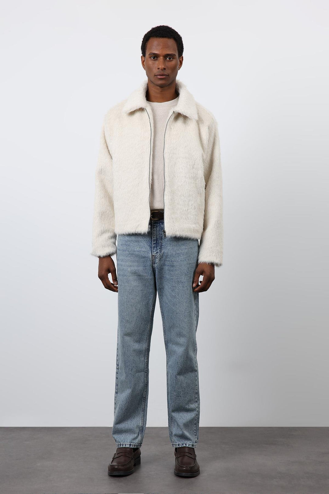 ANT Antioch Ekru Yumuşak Dokulu Erkek Mont - New Berlin