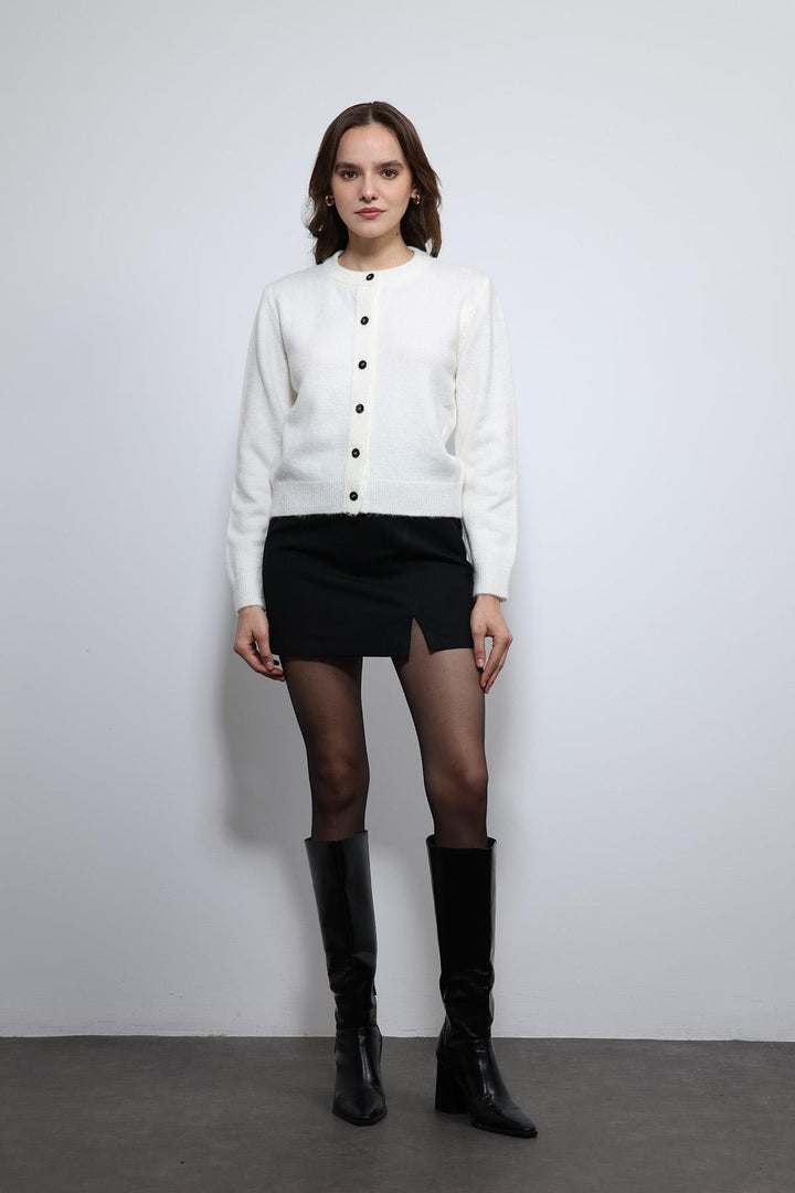 ANT Antioch Ecru Soft Textured Cardigan - Norwich