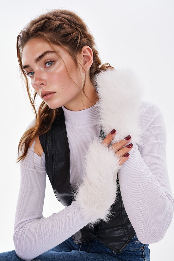 Ekru2 Cut Fingerless Glove BCNSV-25WT1005 - García