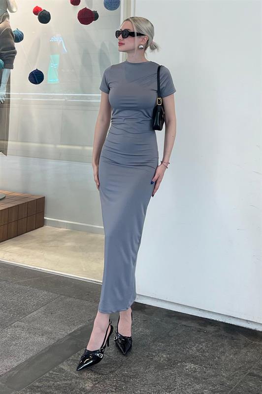 MDX Smoke Basic Half Fisherman Long Dress MG1856 - Motril
