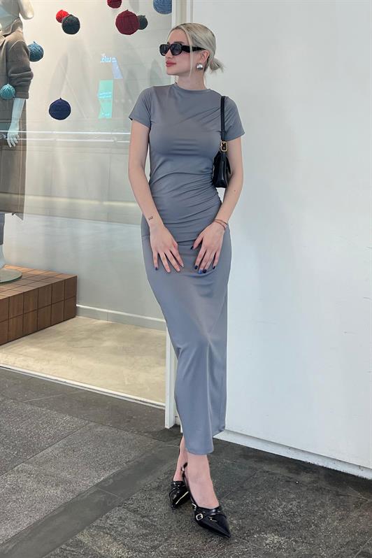 MDX Smoke Basic Half Fisherman Long Dress MG1856 - Motril