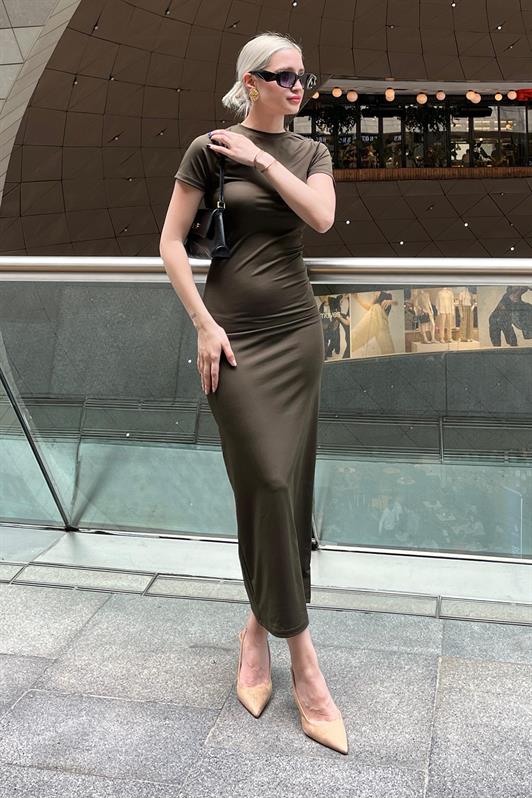 MDX Haki Basic Half Fisherman Long Dress MG1856 - Créteil