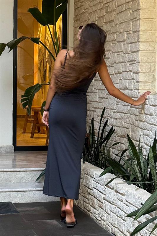 MDX Smoke Long Sleeve Basic Dress MG1852 - Sahuayo de Morelos