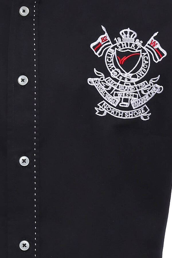 WSS Emblemed Long Sleeve Black Shirt  - Sammamish