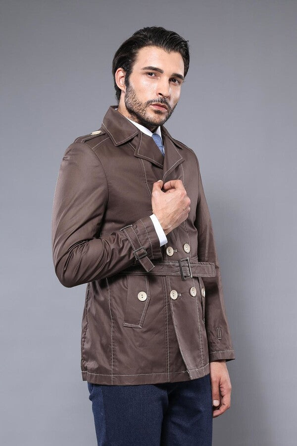 WSS Double Breasted Brown Trenchcoat  - Lviv