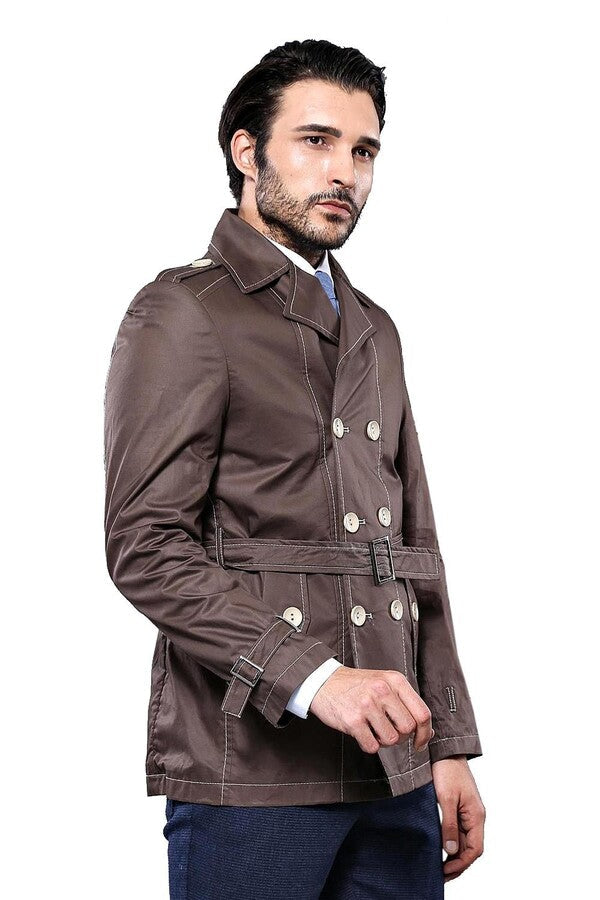 WSS Double Breasted Brown Trenchcoat  - Lviv