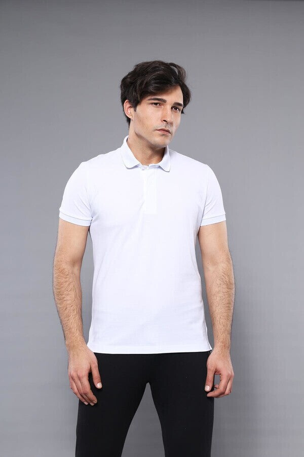 WSS Polo Plain White T-Shirt  - Wellington