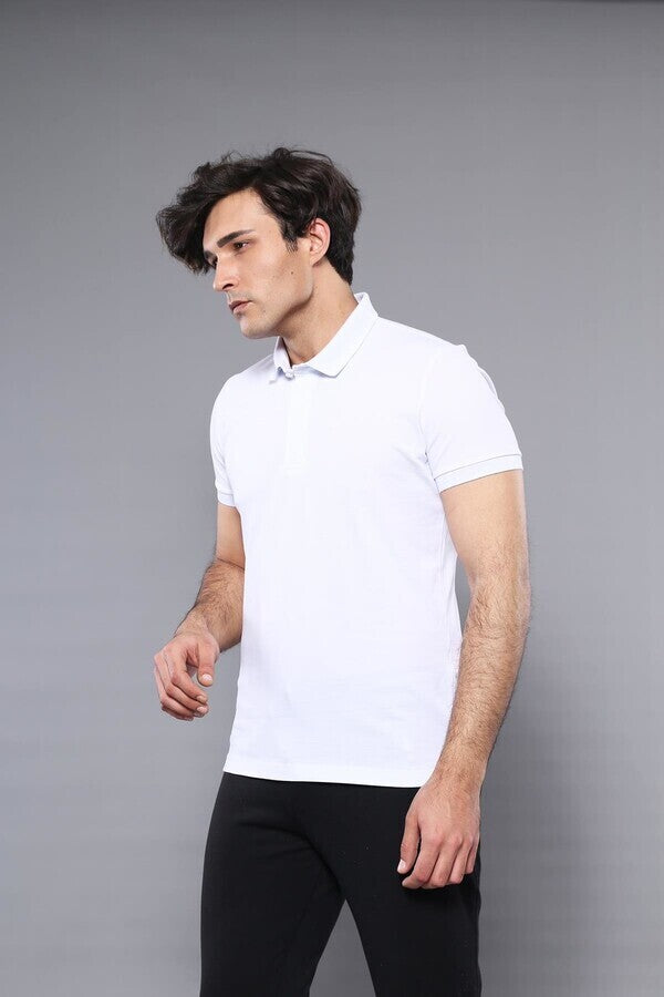 WSS Polo Plain White T-Shirt  - Wellington