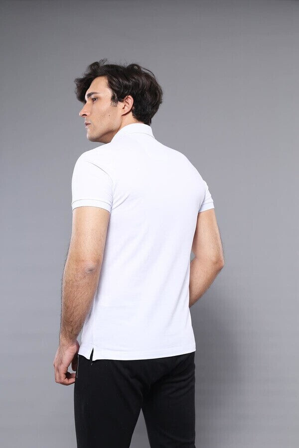 WSS Polo Plain White T-Shirt  - Wellington