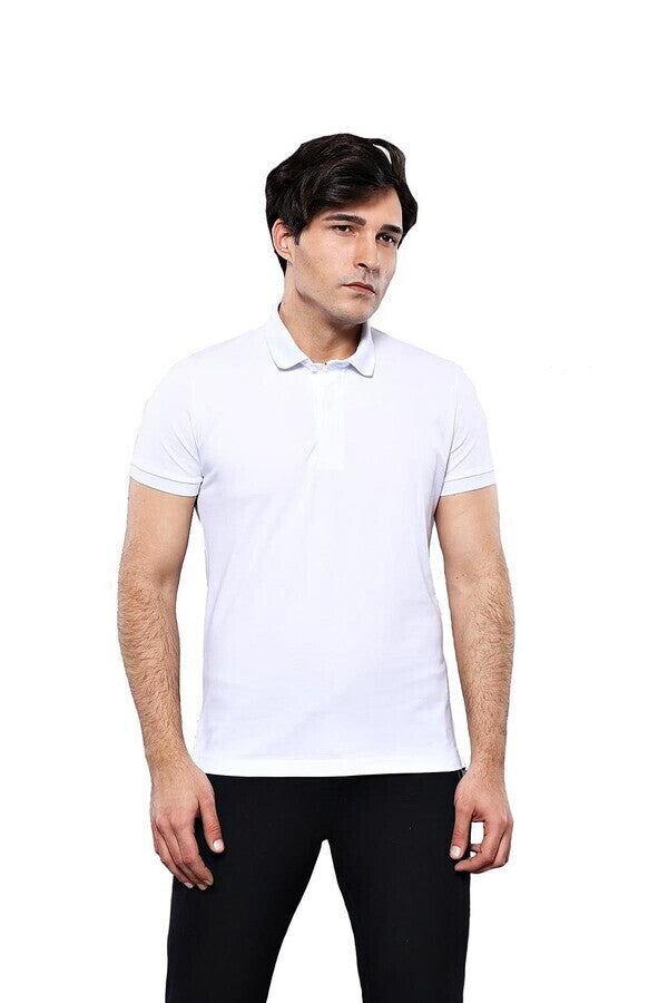 WSS Polo Plain White T-Shirt  - Wellington