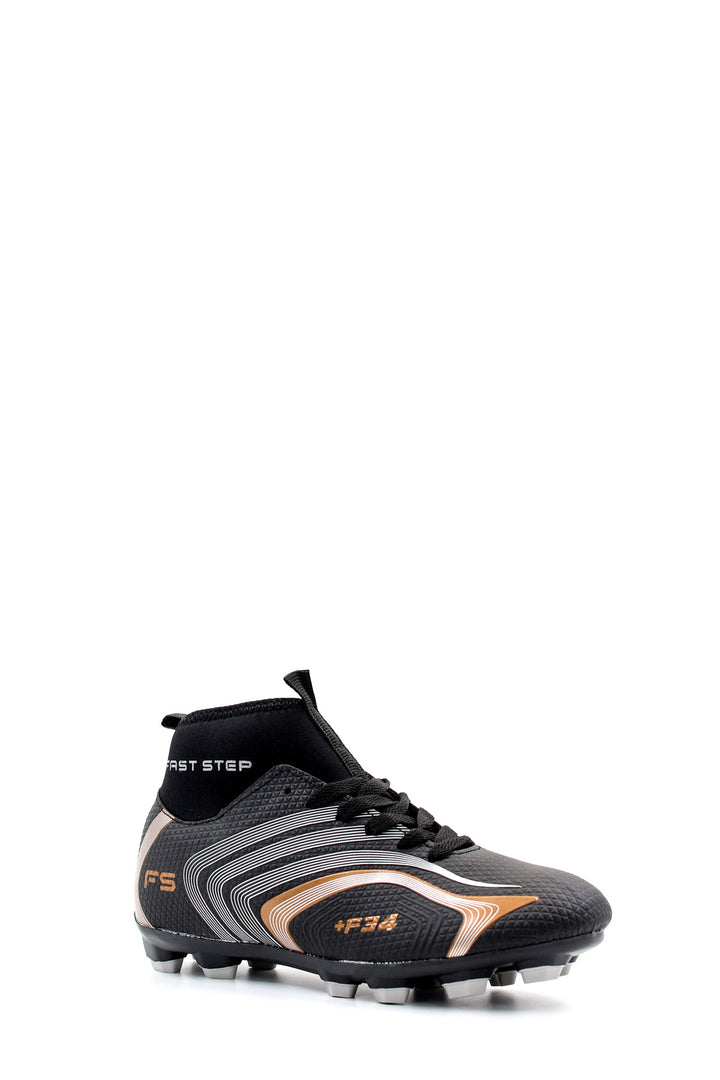 FST Men's Soccer Cleats 930XA034K Black Copper - Kirkcaldy