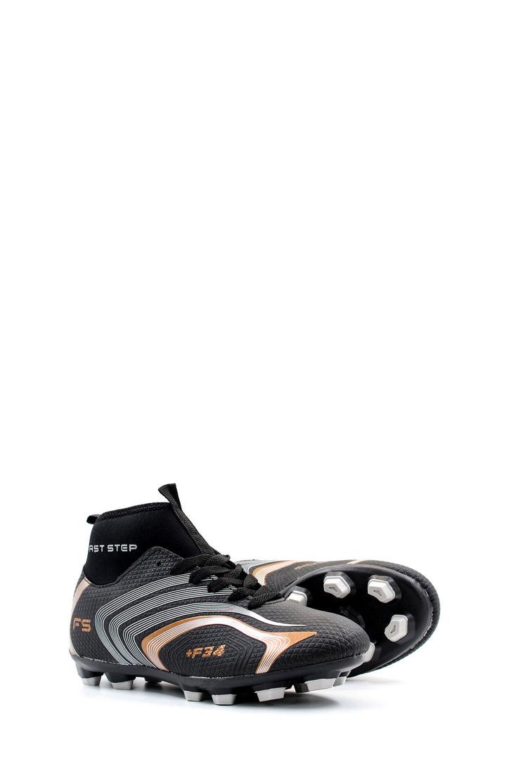 FST Men's Soccer Cleats 930XA034K Black Copper - Kirkcaldy