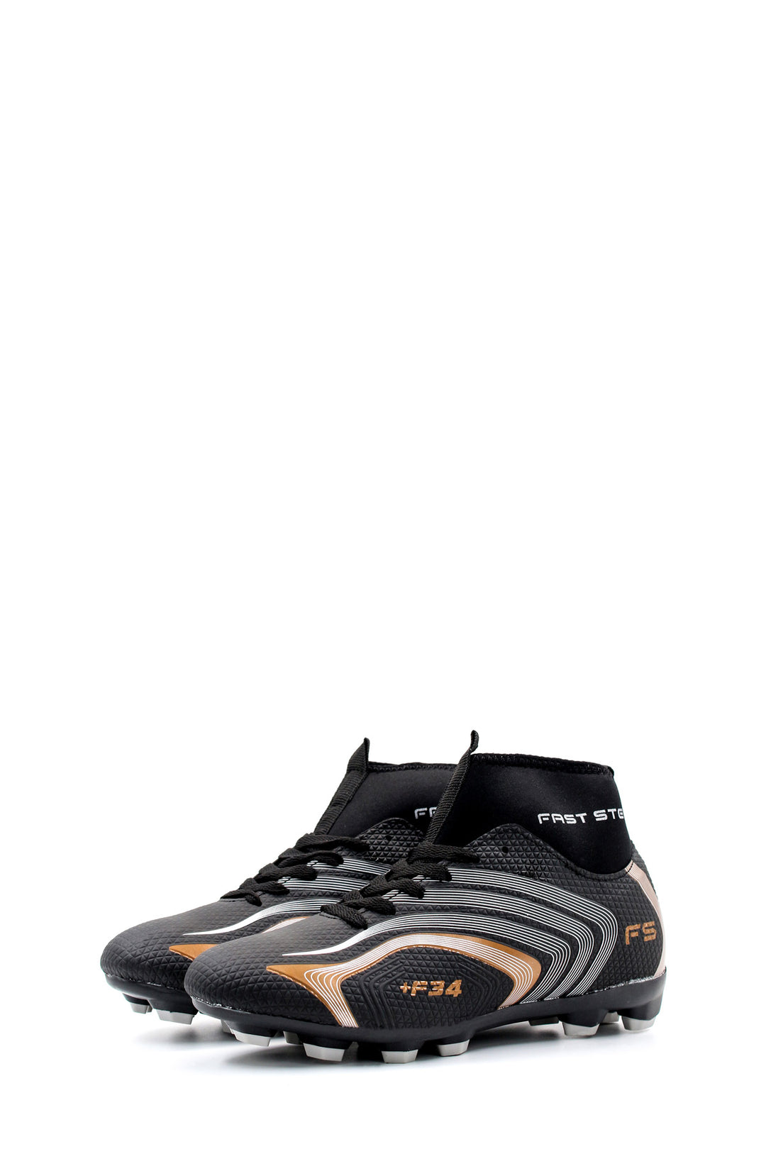 FST Men's Soccer Cleats 930XA034K Black Copper - Kirkcaldy