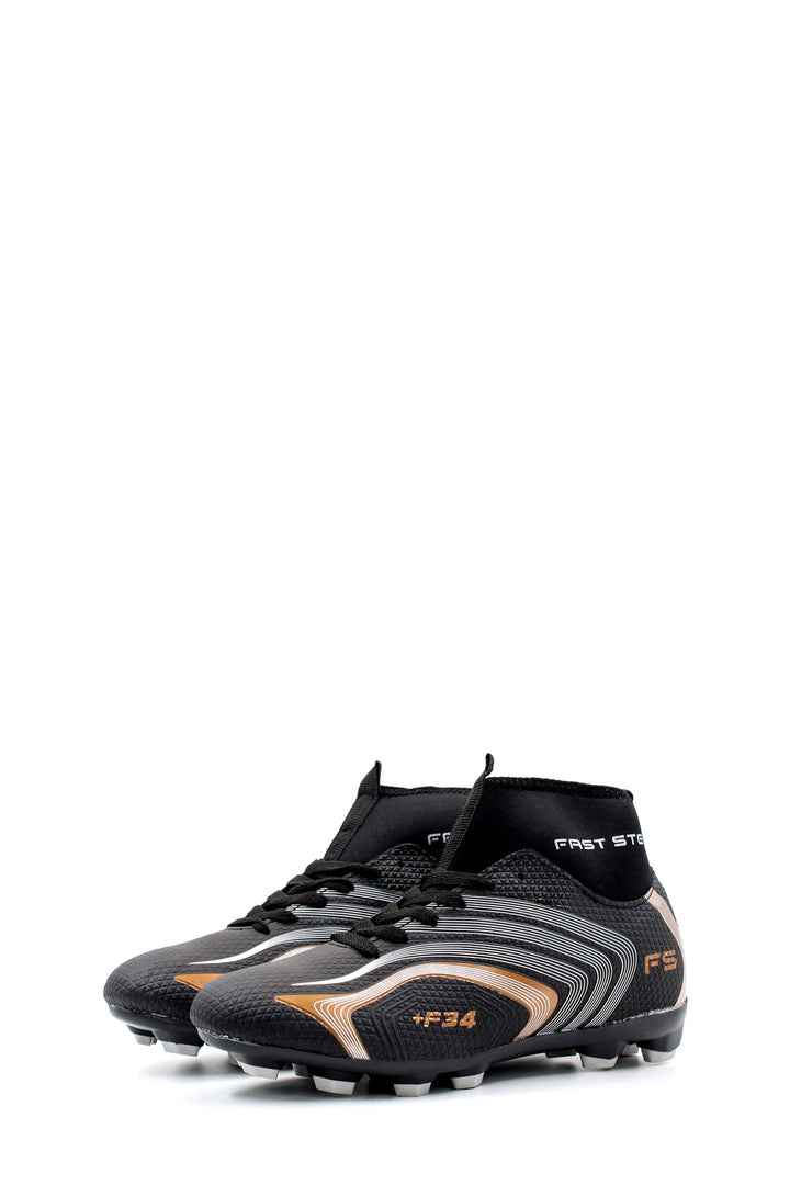 FST Men's Soccer Cleats 930XA034K Black Copper - Kirkcaldy