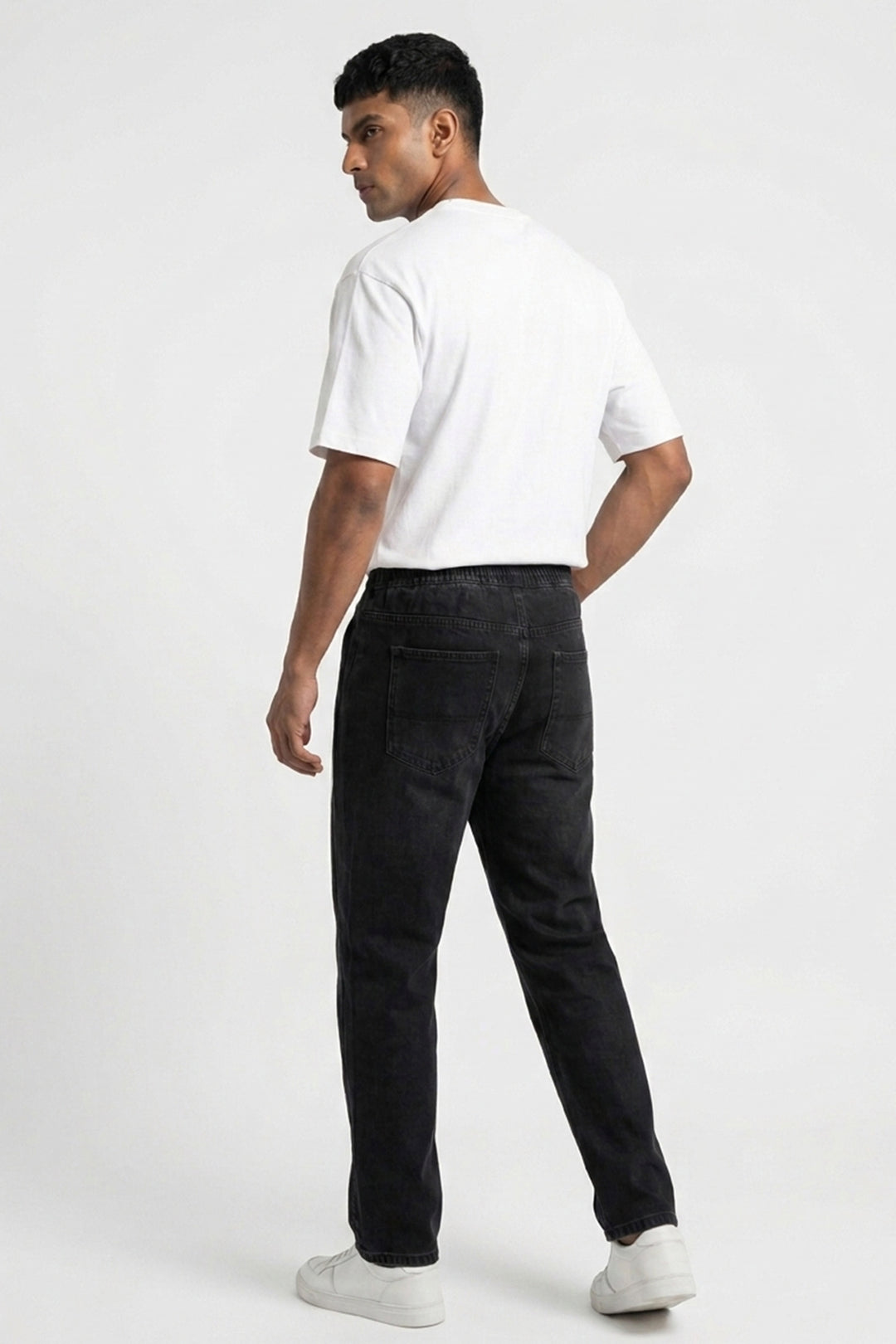BGD Women Erkek Rahat Kesim Baggy Jean Pantolon 30076 - Siyah - Chino Hills