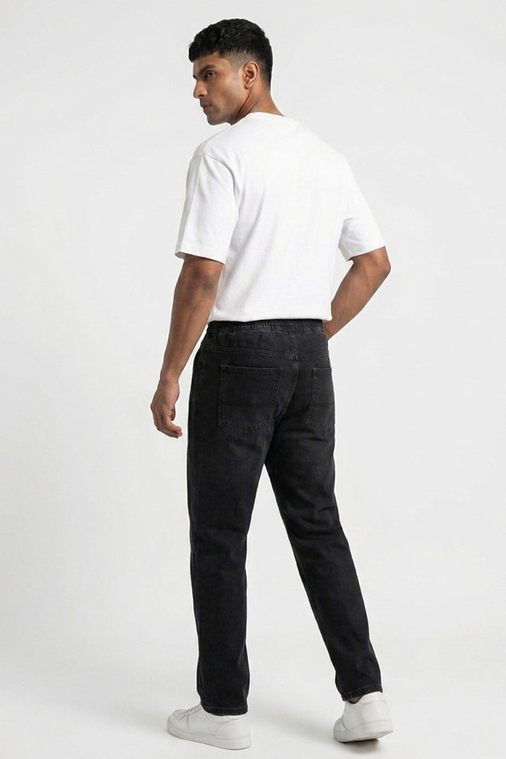 BGD Women Erkek Rahat Kesim Baggy Jean Pantolon 30076 - Siyah - Chino Hills