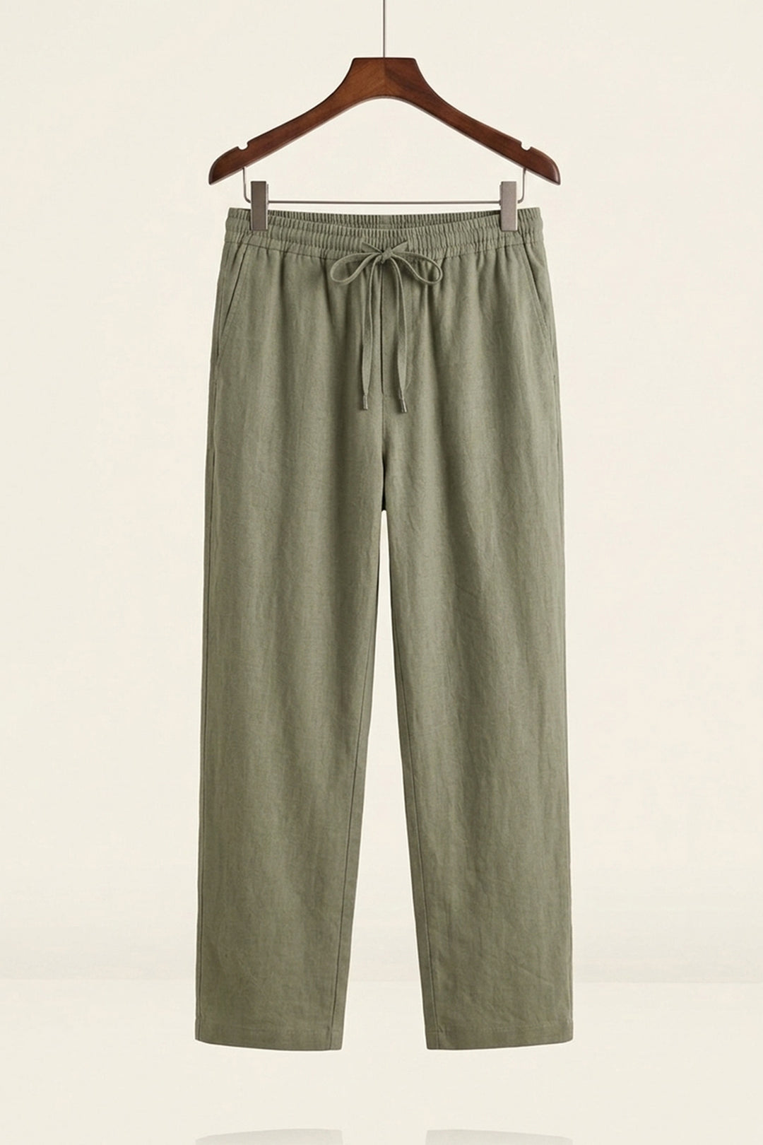 BGD Women Erkek Rahat Keten Pantolon 30118 - Haki - Highlands Ranch