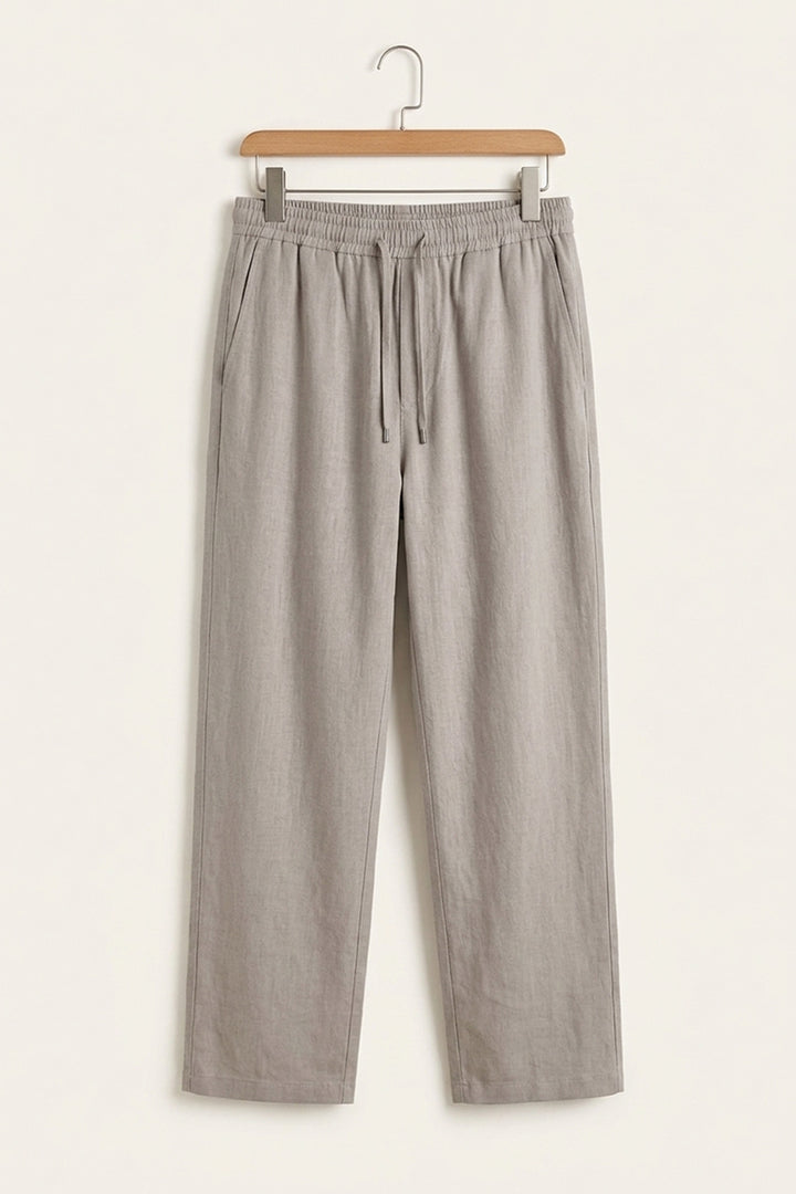 BGD Women Erkek Rahat Keten Pantolon 30118 - Taş - Tyler