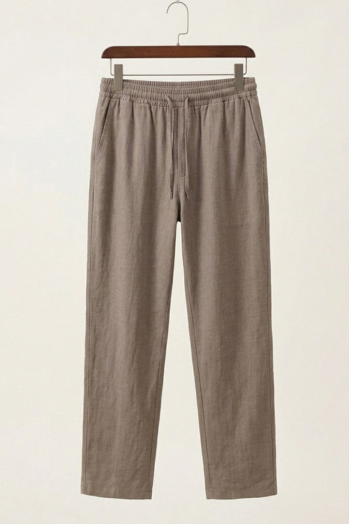 BGD Women Erkek Rahat Keten Pantolon 30118 - Vizon - Pinto